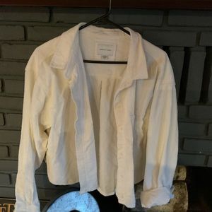 American Eagle Women’s XL cropped shirt jacket